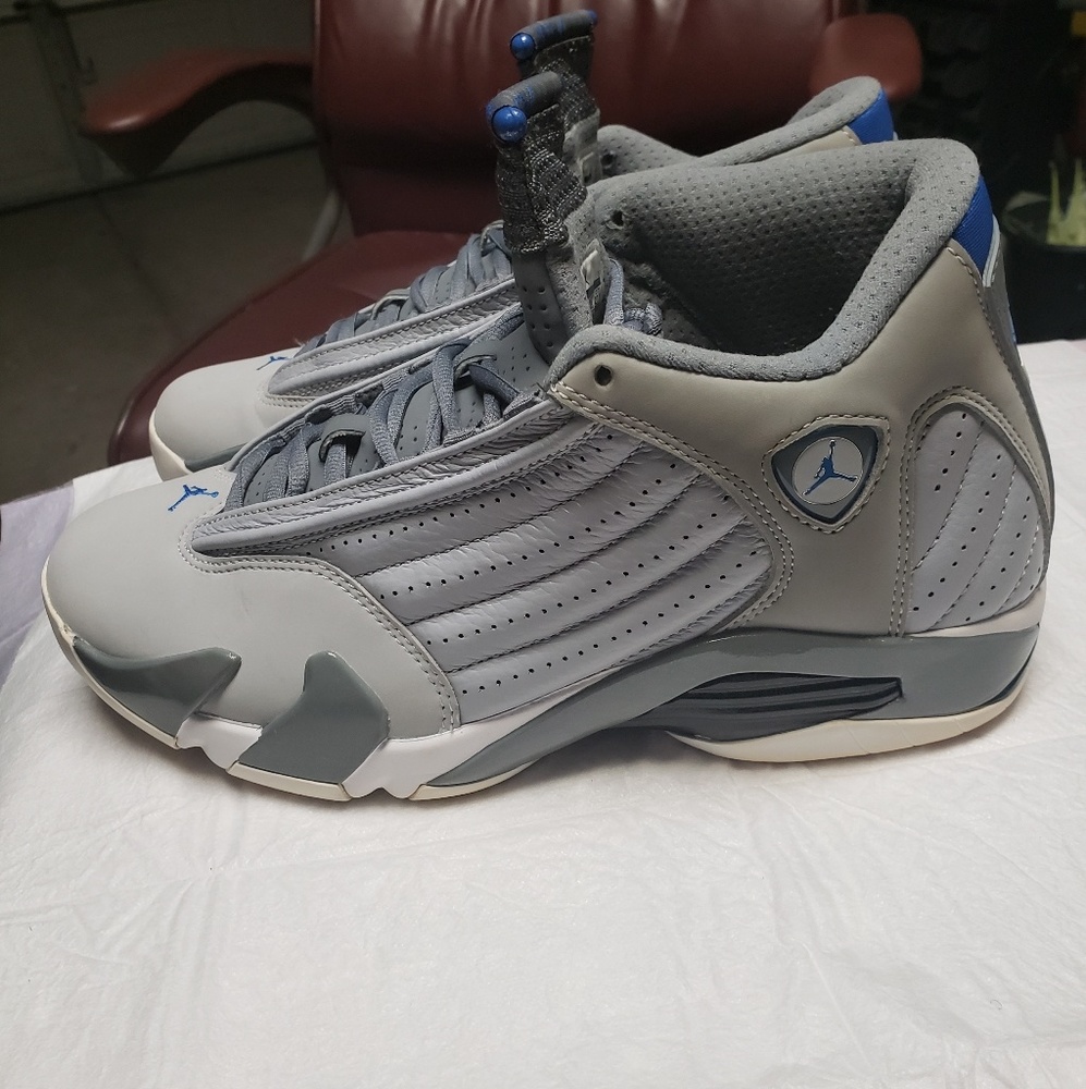 Nike Air Jordan 14 Retro Sport Blue/Wolf Grey